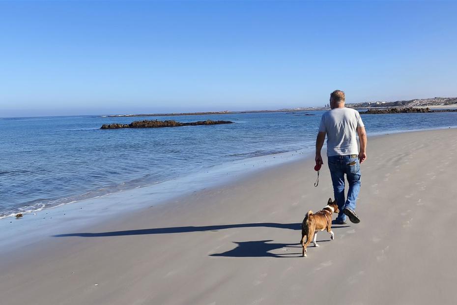 Ein Spaziergang am Meer.